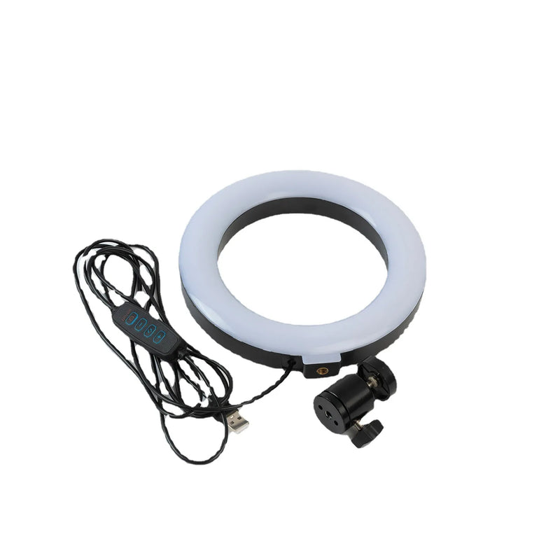 Ring Light 16cm: Iluminação Perfeita com Controle Total