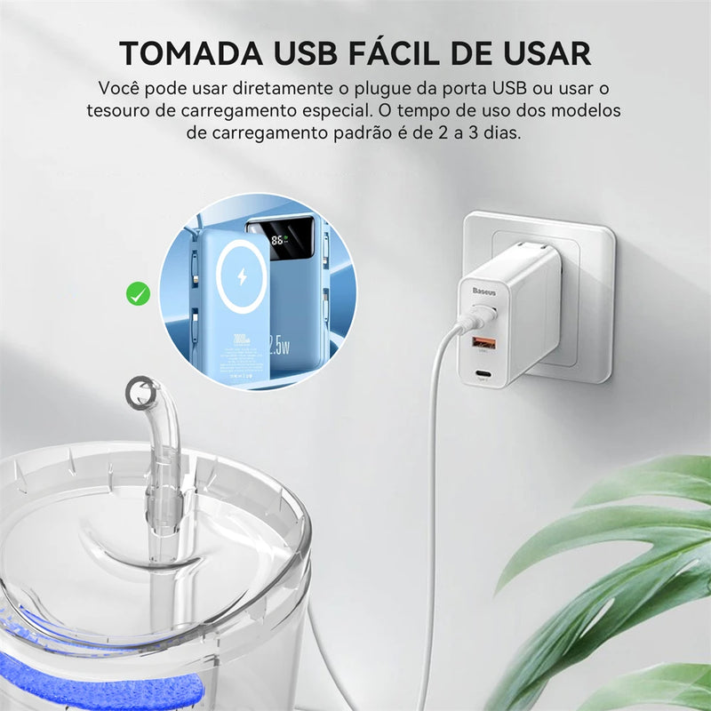 Fonte de Água Automática: Estilo e Hidratação Perfeitos para Seu Pet